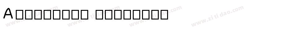 Astronaut II字体转换
